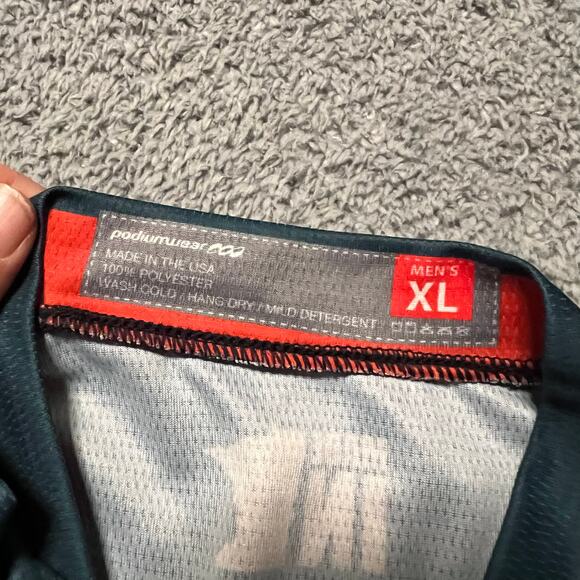 Podiumwear Shirt Mens XL Performance Half Sleeve Tshirt Wild Stripe - Picture 3 of 5